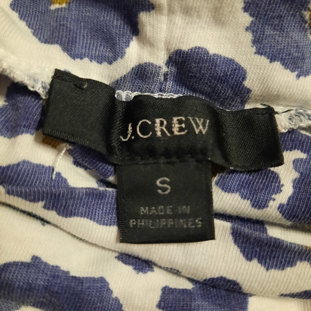 J Crew Animal Print Turtleneck Size Small - Picture 4 of 5